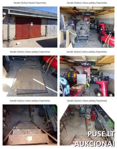 Garažas (boksas) Kaune Islandijos pl. 215 su 1/1 nuosavybe už 10080 EUR - Antstolių varžytynės
