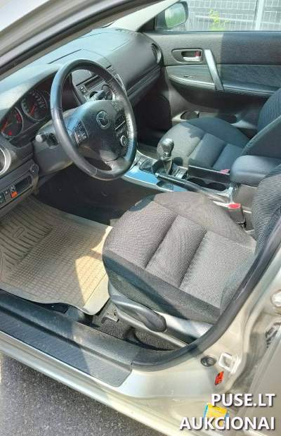 Parduodamas automobilis Mazda 6 Panevėžyje, pradinė kaina 900 EUR, 2007 m. benzininis sedanas