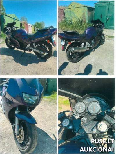 Parduodamas motociklas SUZUKI RF600R aukcione Klaipėdoje, pradinė kaina 720 EUR