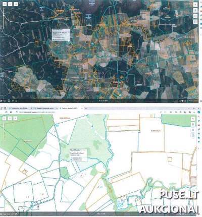 Žemės ūkio paskirties sklypas Jurbarko rajone, Naujininkėlių kaime, pradinė kaina 10157 EUR