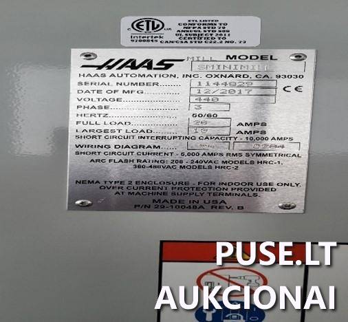 Staklių HAAS Super Mini Mill komplektas Mašinos ir įrengimai 6