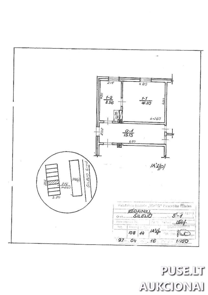 Butas Patalpos/Butai Šilelio g. 5, 57224 Kėdainiai, Kėdainių miesto sen., Kėdainių r. sav. 1