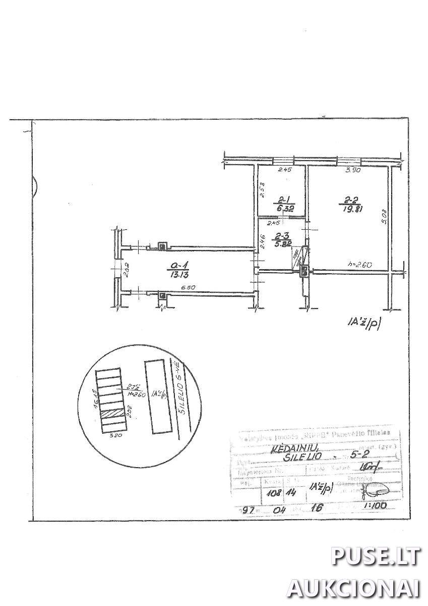 Butas Patalpos/Butai Šilelio g. 5, 57224 Kėdainiai, Kėdainių miesto sen., Kėdainių r. sav. 1