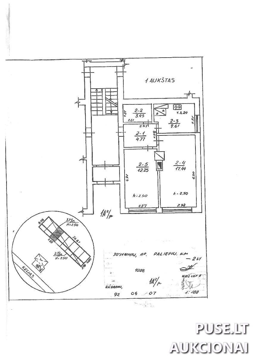 Butas Nr.2 Patalpos/Butai Ilgoji g. 64, 58194 Paliepiai, Josvainių sen., Kėdainių r. sav. 1