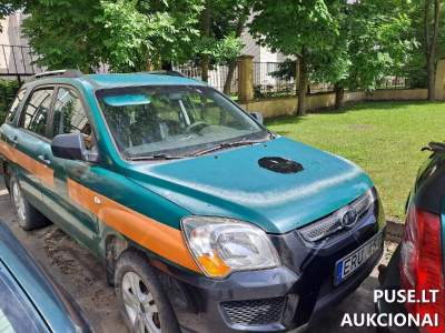 Parduodamas 2010 m. Kia Sportage automobilis aukcione Klaipėdoje nuo 800 EUR
