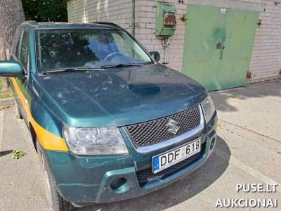 Suzuki Grand Vitara 2007 m. automobilis Klaipėdoje, pradinė kaina 500 EUR, automobilis aukcione