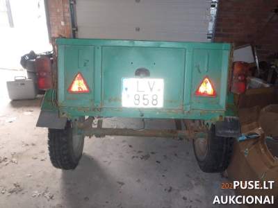 Parduodama priekaba GAZ704 kaina 50 EUR pranešime apie aukcioną Šilalėje