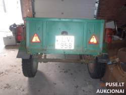 L.a. priekaba - Priekaba GAZ704  LV858 2001 m.