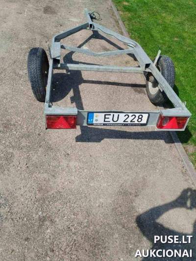 Parduodama lengvoji priekaba Tauras V-01 2008 m. aukcionas Šilutėje su 100 EUR pradine kaina