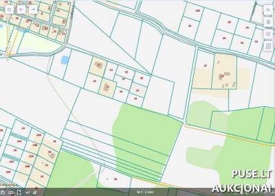 Žemės sklypas Vilniaus rajone, Pakalniškiuose, 0.1017 ha, pradinė kaina 56000 EUR