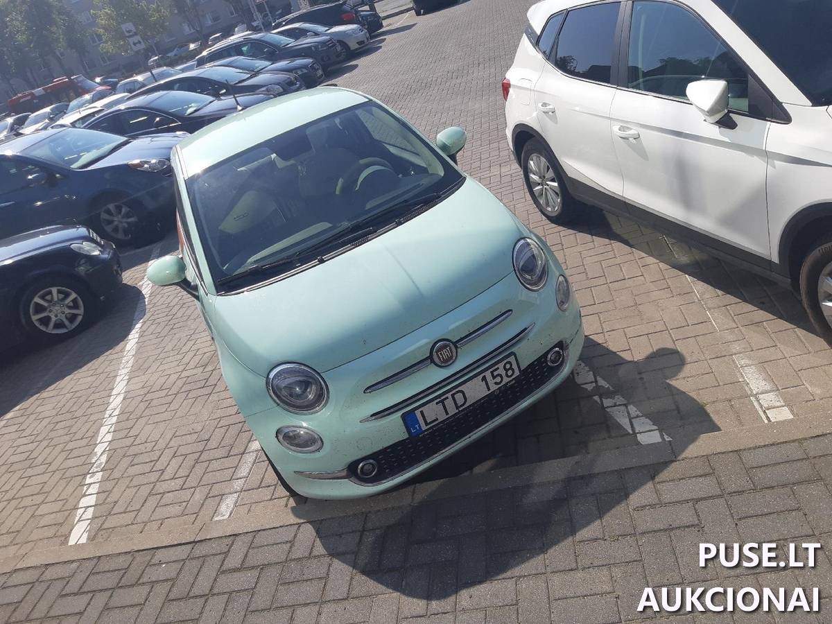 Automobilis FIAT 500 Lengvasis automobilis 2