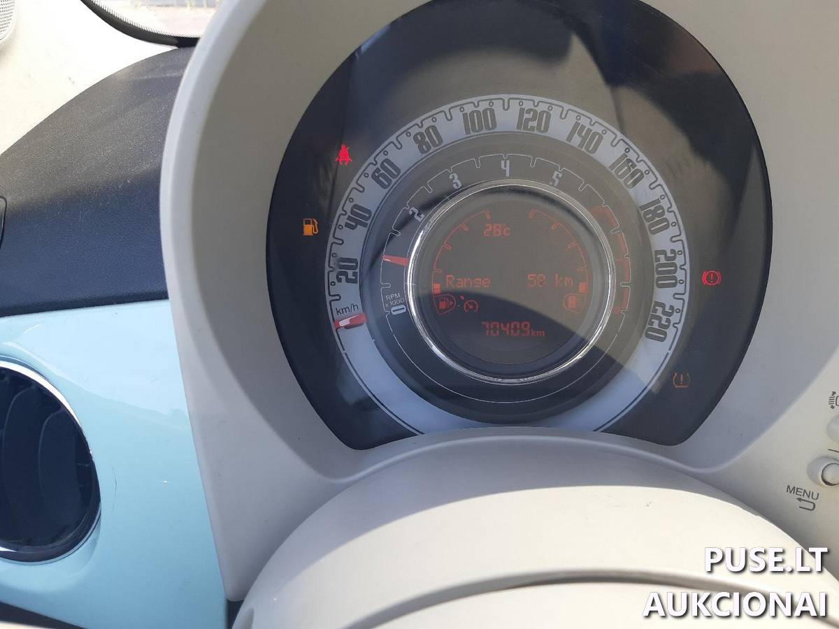 Automobilis FIAT 500 Lengvasis automobilis 4