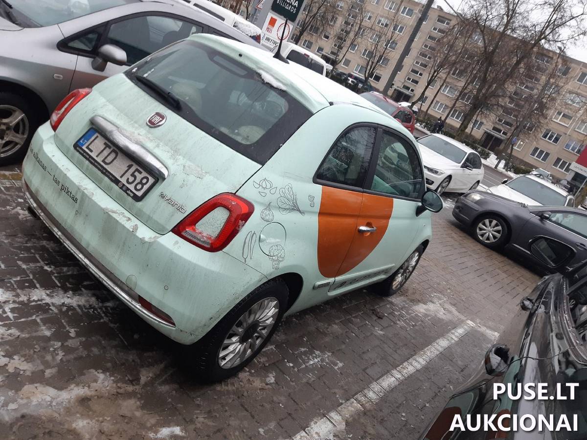 Automobilis FIAT 500 Lengvasis automobilis 6