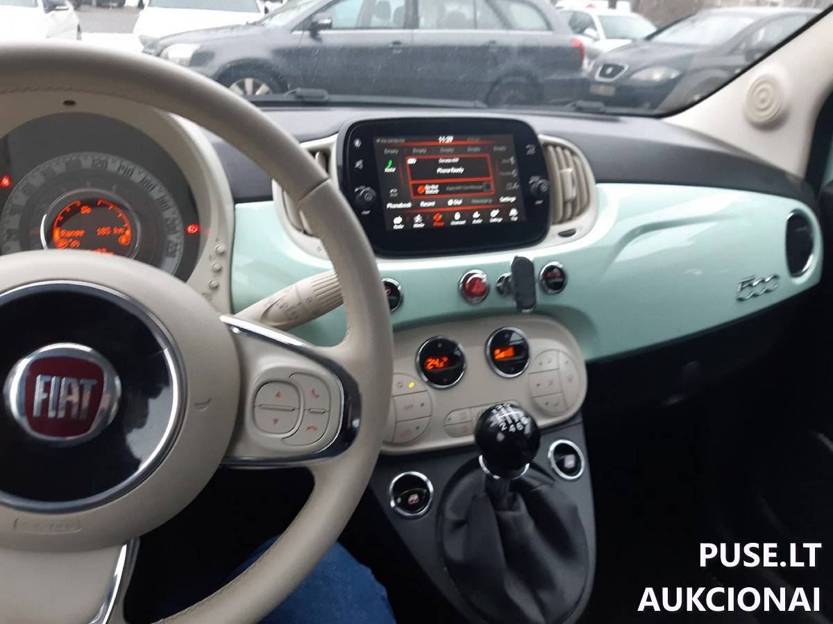 Automobilis FIAT 500 Lengvasis automobilis 7