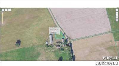 Žemės ūkio paskirties žemės sklypo dalis Kelmės rajone, Skiručių kaime, pradinė kaina 71 EUR