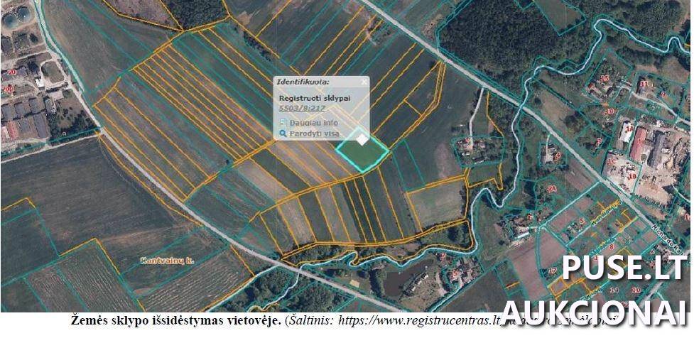 Žemės sklypas Sklypai Kantvainų g., Kantvainai, Agluonėnų sen., Klaipėdos r. sav. 2