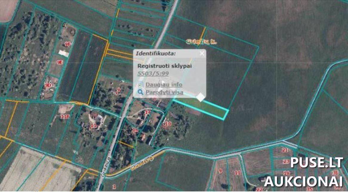 Žemės sklypas Sklypai Griežių g., Griežiai, Agluonėnų sen., Klaipėdos r. sav. 2