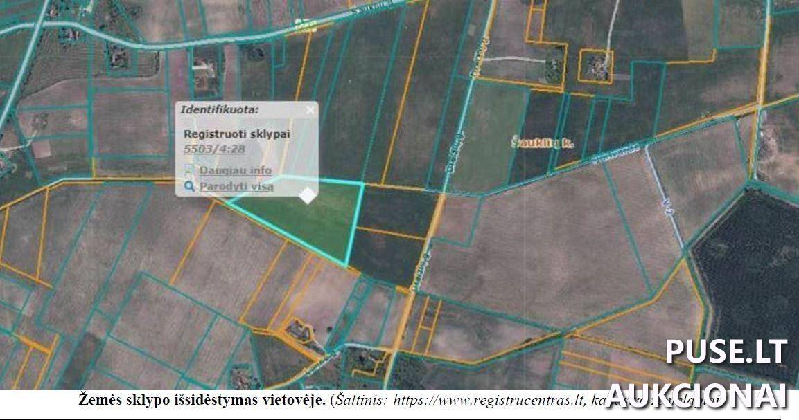 Žemės sklypas Sklypai Dreižių g., Dreižiai, Agluonėnų sen., Klaipėdos r. sav. 2