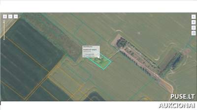 1/2 dalis žemės sklypo gyvenamosios teritorijos paskirties 0.15 ha Noreikonių k., Pakruojo r. 1502 EUR