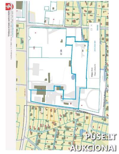 Pirmosios pakartotinės pardavimas: Sandėlis Vilniuje, Pupinės g. 1B, 124 kv.m., pradinė kaina 800 EUR