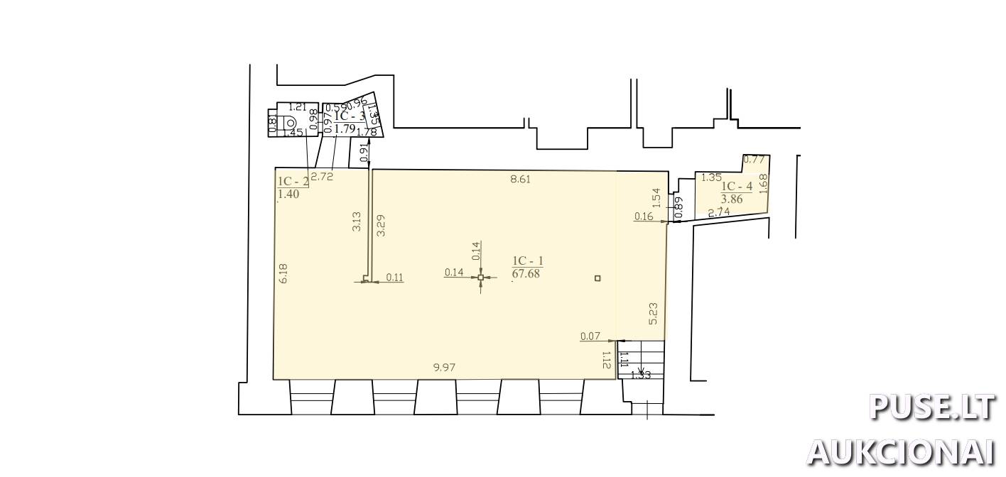 Nuomojamas turtas: Administracinės patalpos Patalpos/Butai Pylimo g. 60, 01307 Vilnius, Vilniaus m. sav. 1