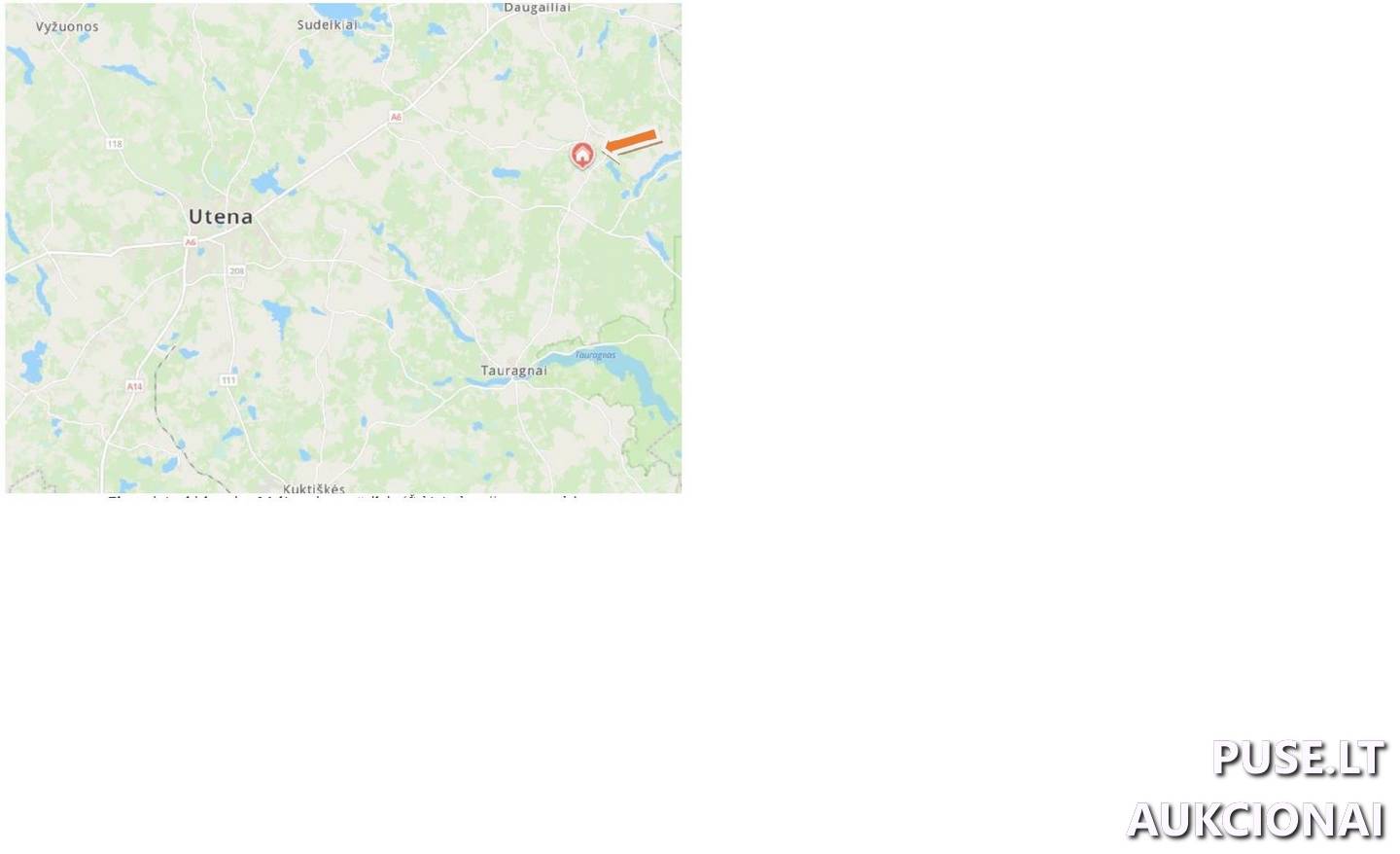Žemės sklypas Sklypai Vakarės g. 4, 28300 Gaidžiai, Tauragnų sen., Utenos r. sav. 1