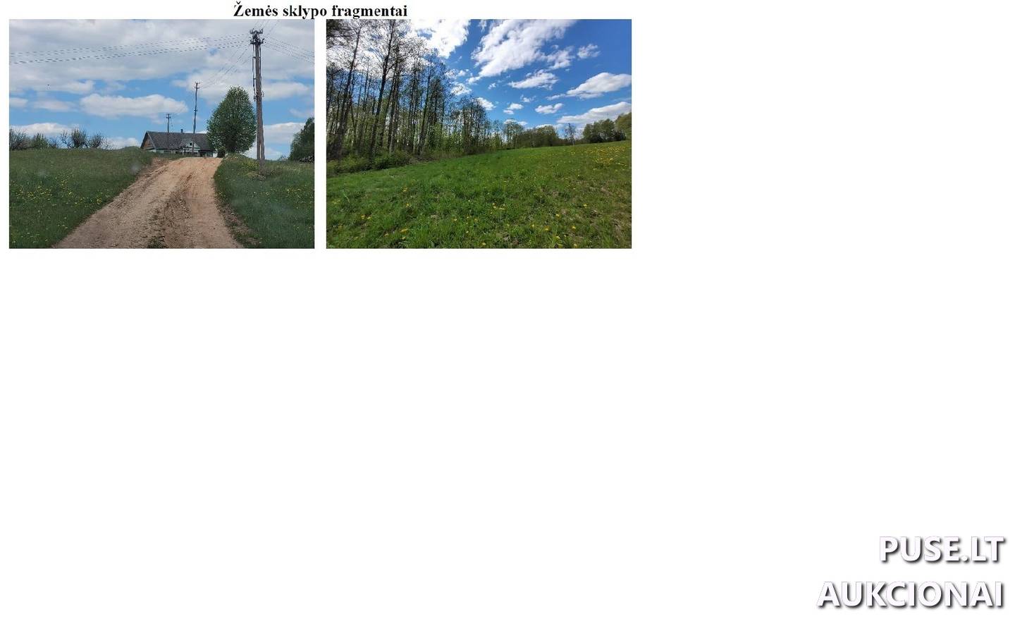 Žemės sklypas Sklypai Vakarės g. 4, 28300 Gaidžiai, Tauragnų sen., Utenos r. sav. 2