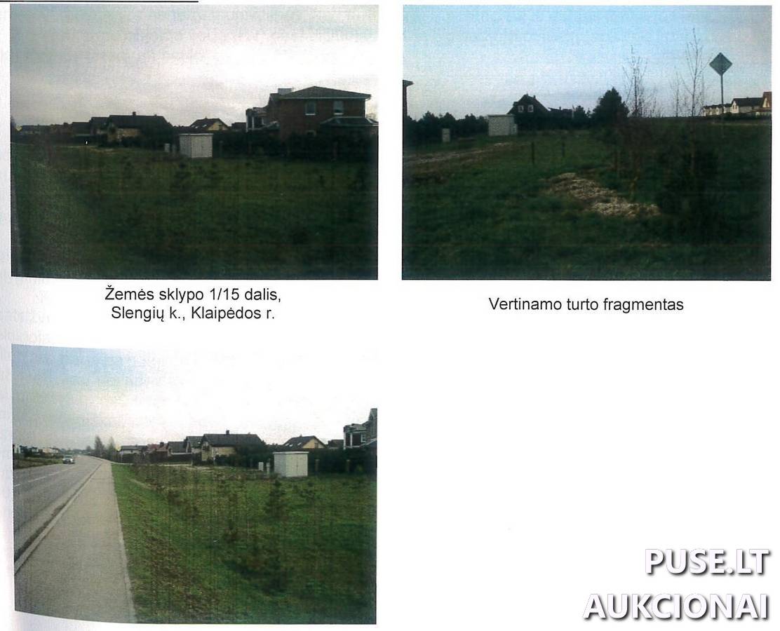 Žemės sklypas Sklypai Slengių g., Slengiai, Sendvario sen., Klaipėdos r. sav. 1
