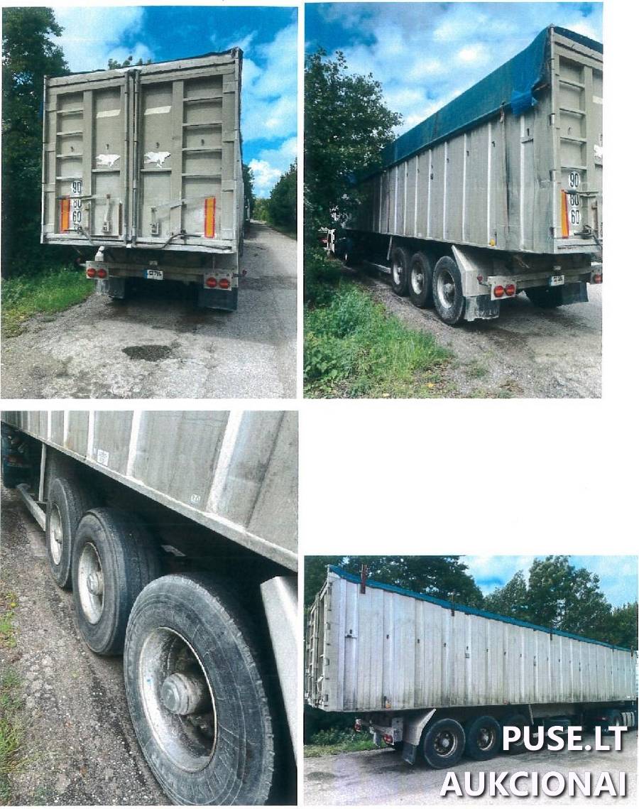 BENALU 3S24 Priekaba arba puspriekabė virš 10t. 2