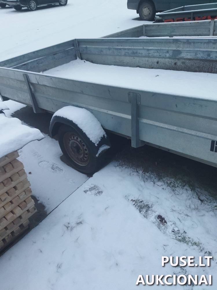 Sniego motociklas Arctic Cat Bearcat 660WT su priekaba Thule Trailers Brenderup Motociklas su priekaba 1