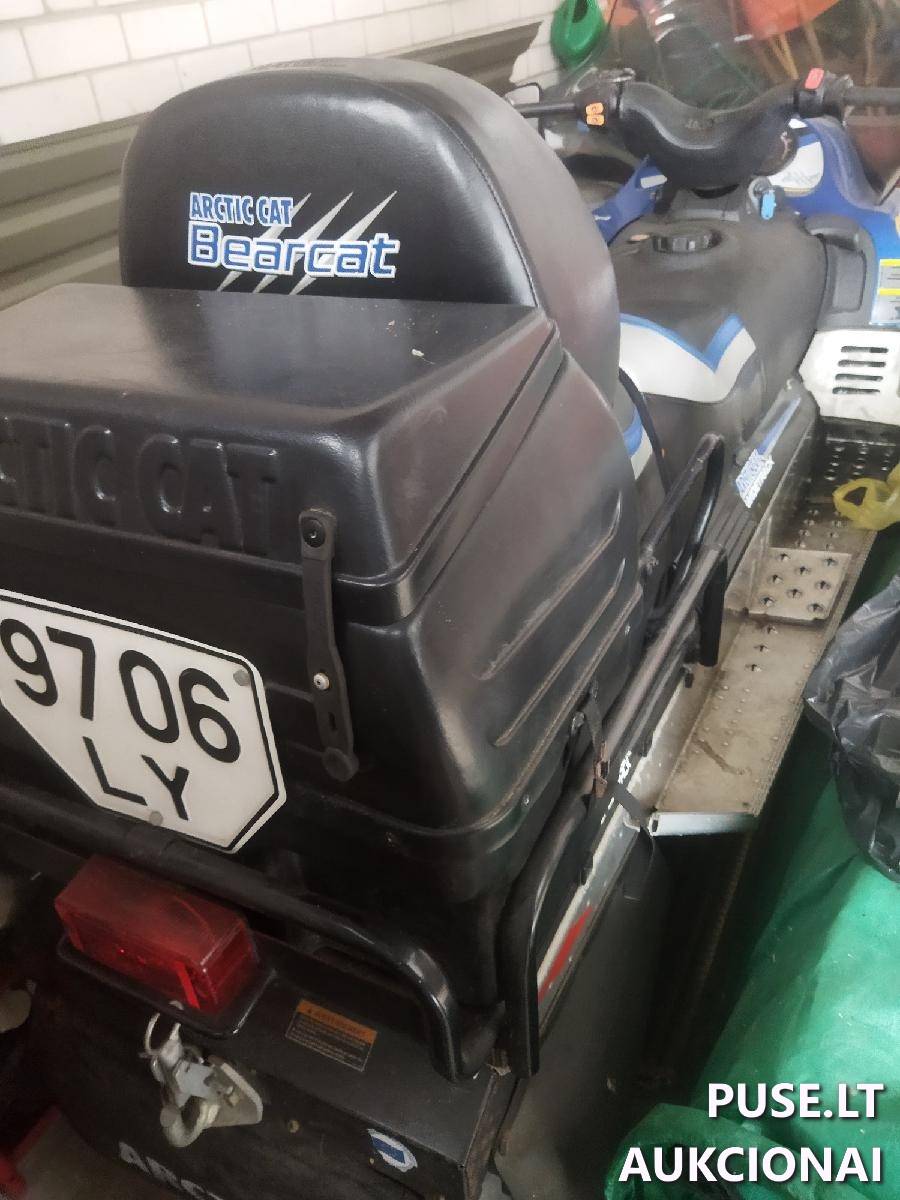 Sniego motociklas Arctic Cat Bearcat 660WT su priekaba Thule Trailers Brenderup Motociklas su priekaba 3