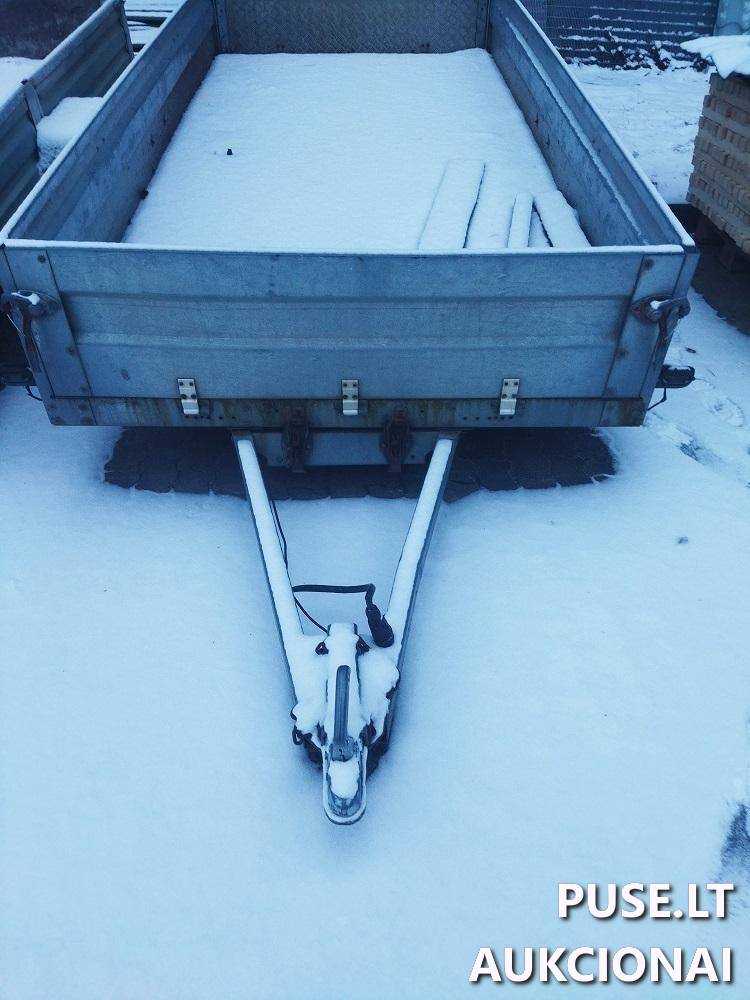Sniego motociklas Arctic Cat Bearcat 660WT su priekaba Thule Trailers Brenderup Motociklas su priekaba 5