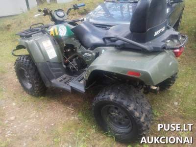 Keturratis motociklas Arctic Cat 500TRV 2006 m. su defektais parduodamas aukcione pradine kaina 500 EUR