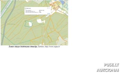 Žemės sklypas Švenčionių rajone, Sudotos kaimo 1/8 dalis aukcione nuo 2240 EUR