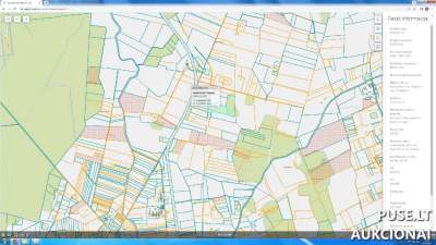 3.6143 ha žemės ūkio paskirties sklypas Panevėžio r. sav., Putiliškių k., pradinė kaina 14360 EUR