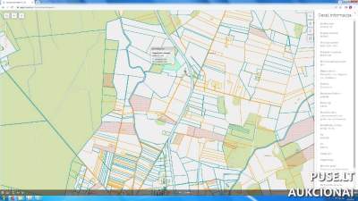 Didelis 4.40 ha žemės ūkio paskirties sklypas Panevėžio rajone, Putiliškių kaime, pradinė kaina 21800 EUR