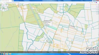 Žemės ūkio paskirties sklypo 1/2 dalis Panevėžio r. sav., Putiliškių k., aukcionas 11300 EUR