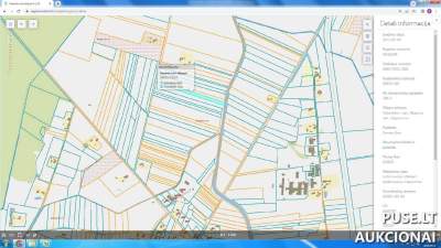 0.64 ha Žemės ūkio paskirties sklypas Panevėžio r. sav., Raguvos vs. pradinė kaina 2480 EUR