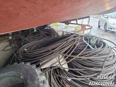 Plieniniai tralavimo lynai Klaipėdoje, 1050 EUR pradinė kaina - Kitas turtas aukcionas