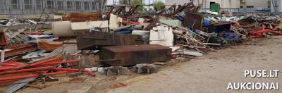 Juodojo ir mažai legiruoto plieno laužo aukcionas Elektrėnuose, pradinė kaina 291900 EUR