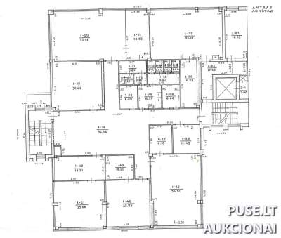 Didelis pastatas Alytuje Ulonų g. 16, 2598 kv.m investicinis objektas, pradinė kaina 155772 EUR