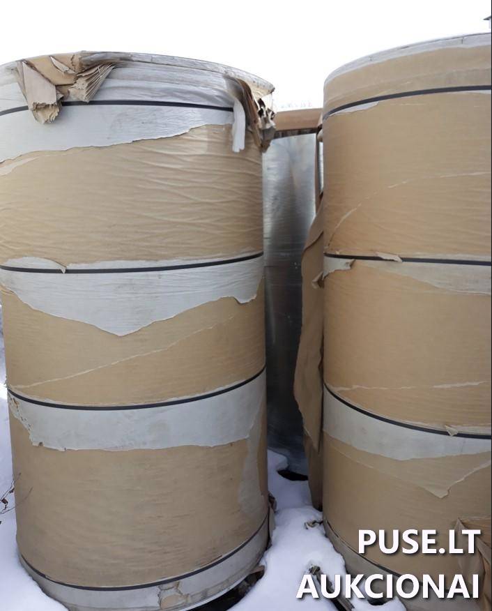 Smėlis popieriaus rulonuose. Iš viso 18 000 kg Kitas turtas 2