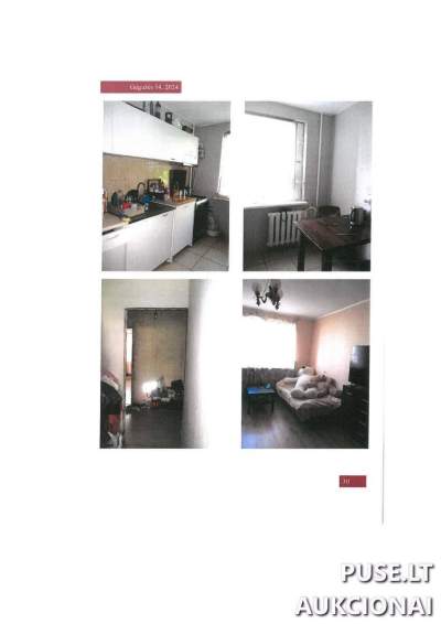 Dalinė nuosavybė 1/1 buto Ežero g. 5A Lentvariyje, pradinė kaina 57600 EUR, Antstolių varžytynės