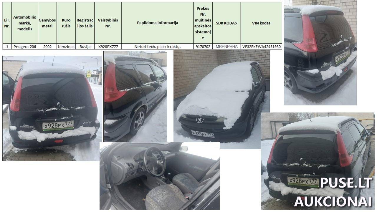 Peugeot 206 Lengvasis automobilis 2
