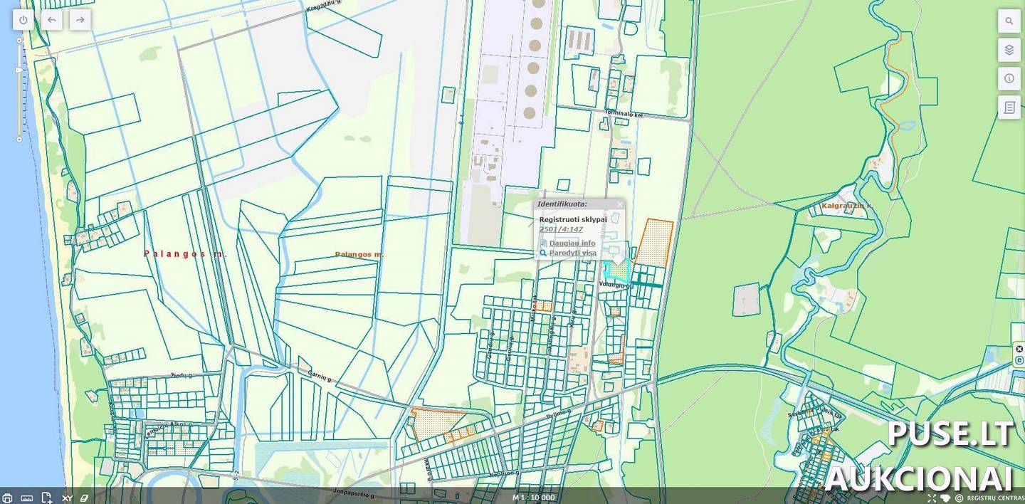 Žemės sklypas Sklypai Būtingės g. 16A, 00316 Palanga, Palangos m. sav. 3