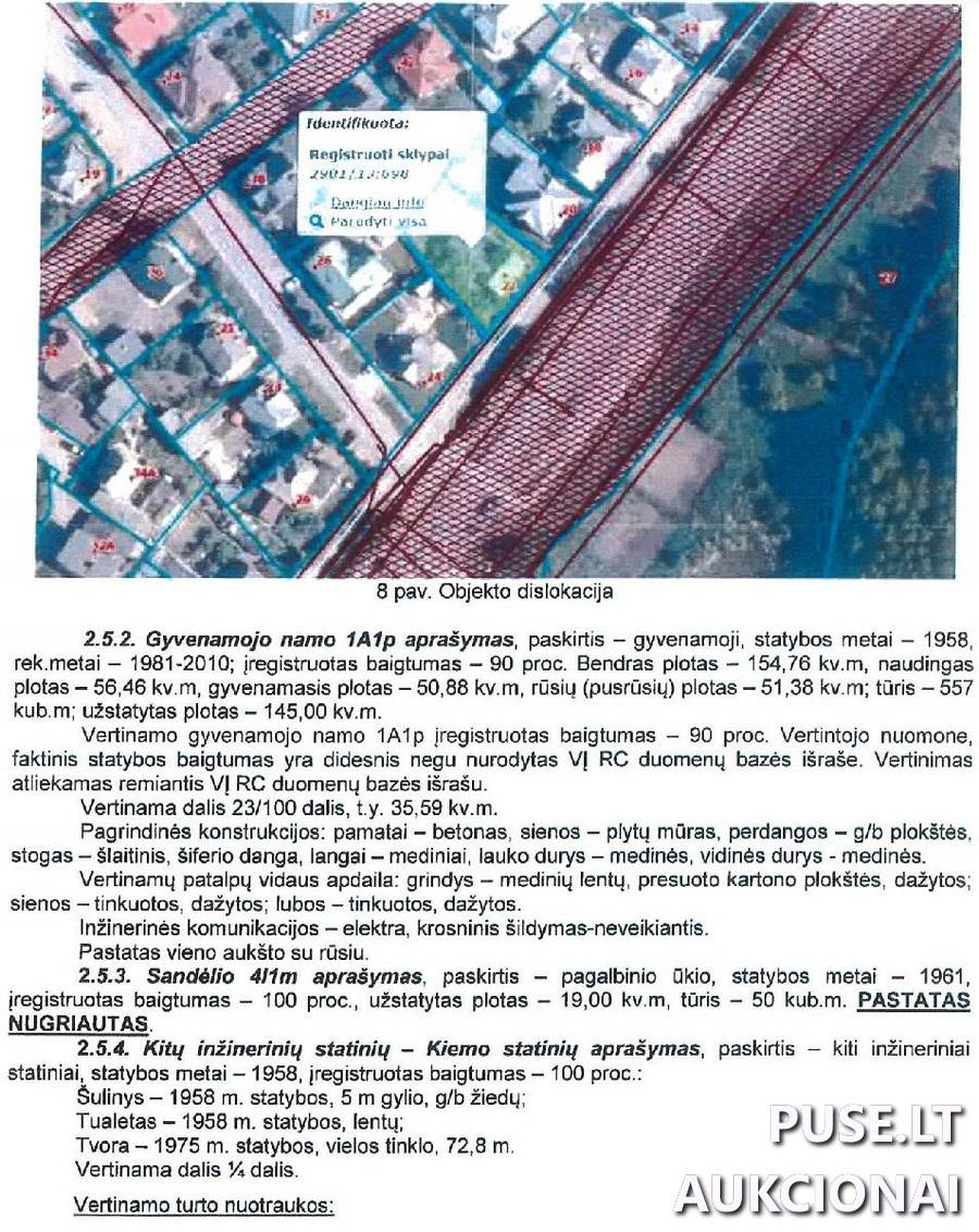 Žemės sklypas Sklypai Serbentų g. 22, 76275 Šiauliai, Šiaulių m. sav. 1