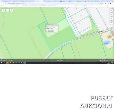 Žemės nuomos teisė Trakų rajone Mamavio kaime nuo 384 EUR - 0.8733 ha žemės ūkio paskirties