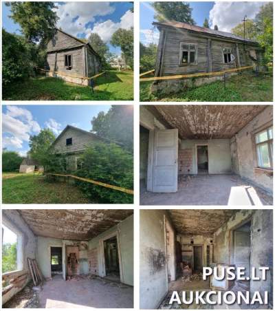 Gyvenamasis namas Kėdainių r. sav., Surviliškio mstl. su 74,45 kv.m. plotu, pradinė kaina 5244 EUR