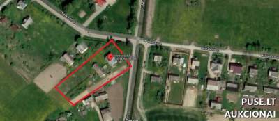 Žemės sklypo dalis Pasvalio r. Joniškėlio mieste aukcione, pradinė kaina 1440 EUR