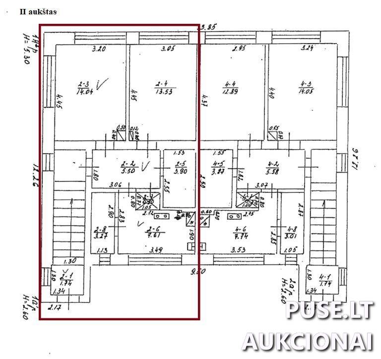 Butas Patalpos/Butai Rožių g. 1, 90251 Kantaučiai, Žlibinų sen., Plungės r. sav. 1